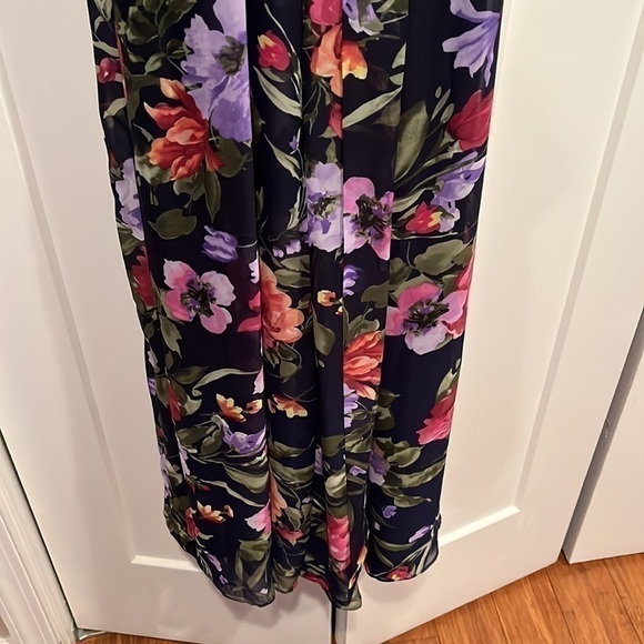 NWT Jessica Howard Floral Sleeveless Maxi Dress size 14 - Picture 6 of 12